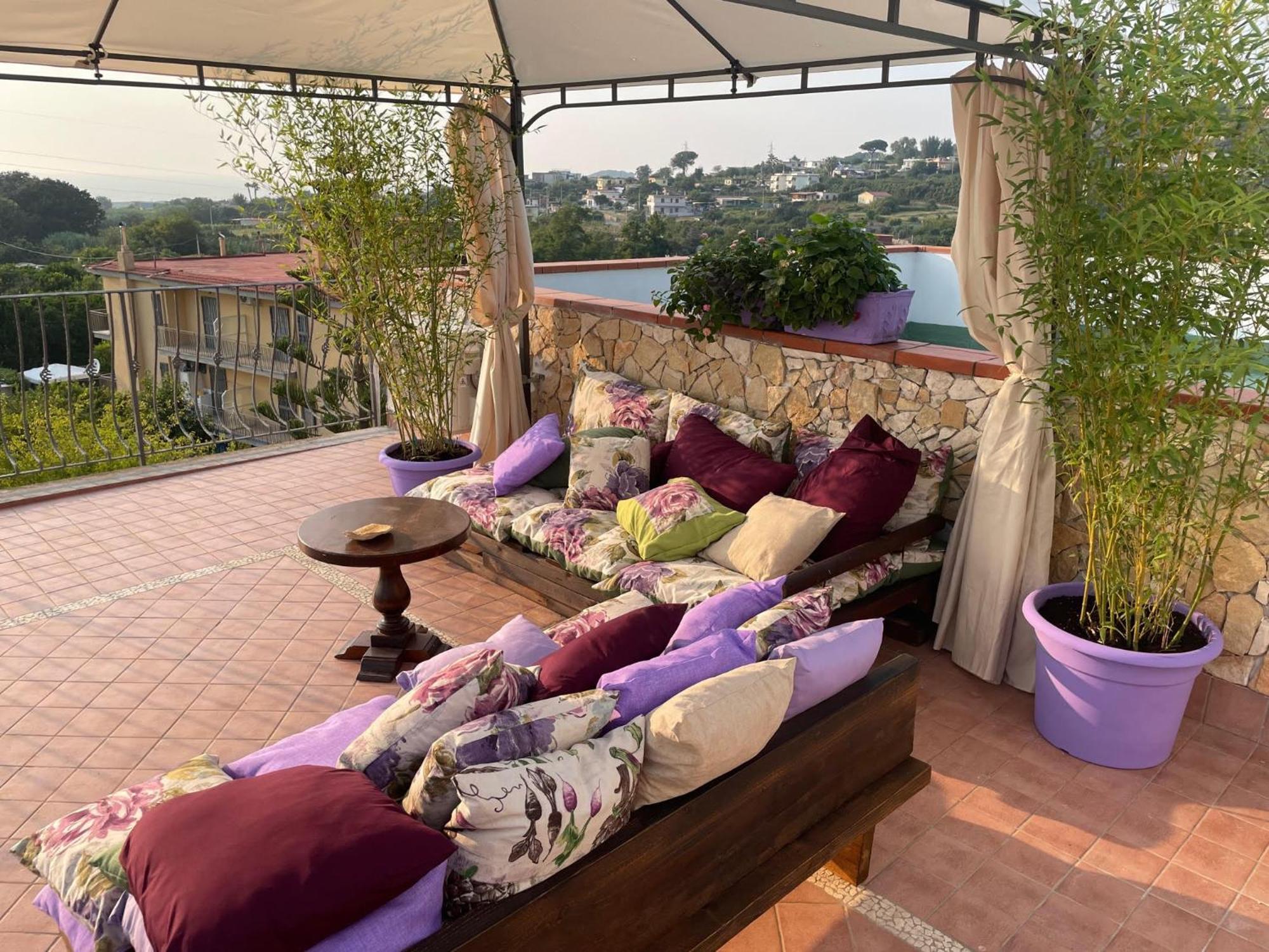 Domus Parva - Villa Con Bio-Piscina, Spa Privata E Appartamenti Panoramici Bacoli Exterior foto